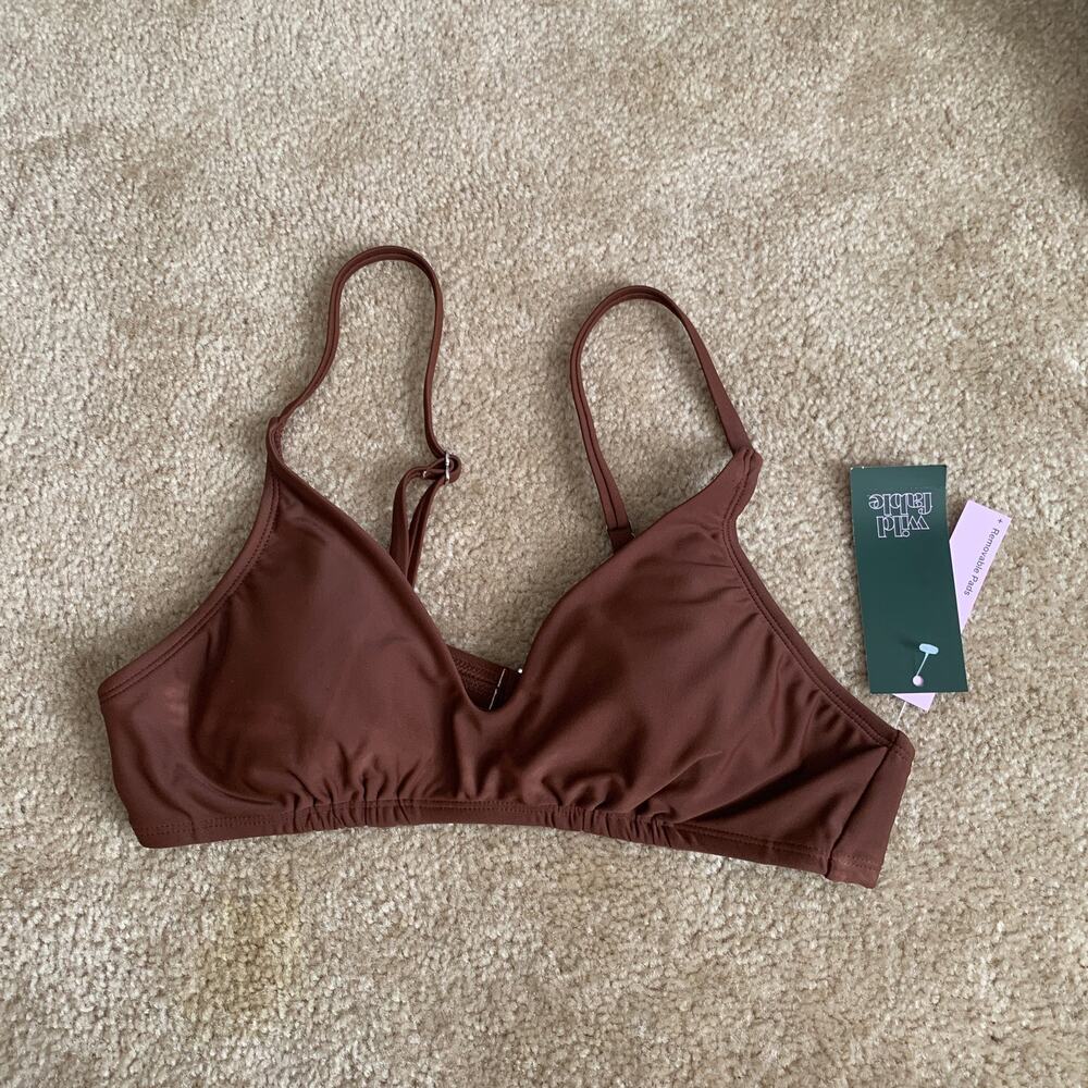 Wild Fable Women/Teens Triangle Bikini Top Size Small NWT s